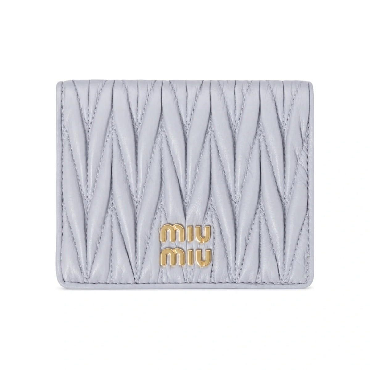 Miu Miu Matelassé Nappa Leather Bi-Fold Wallet 5MV204 AFPP F0164