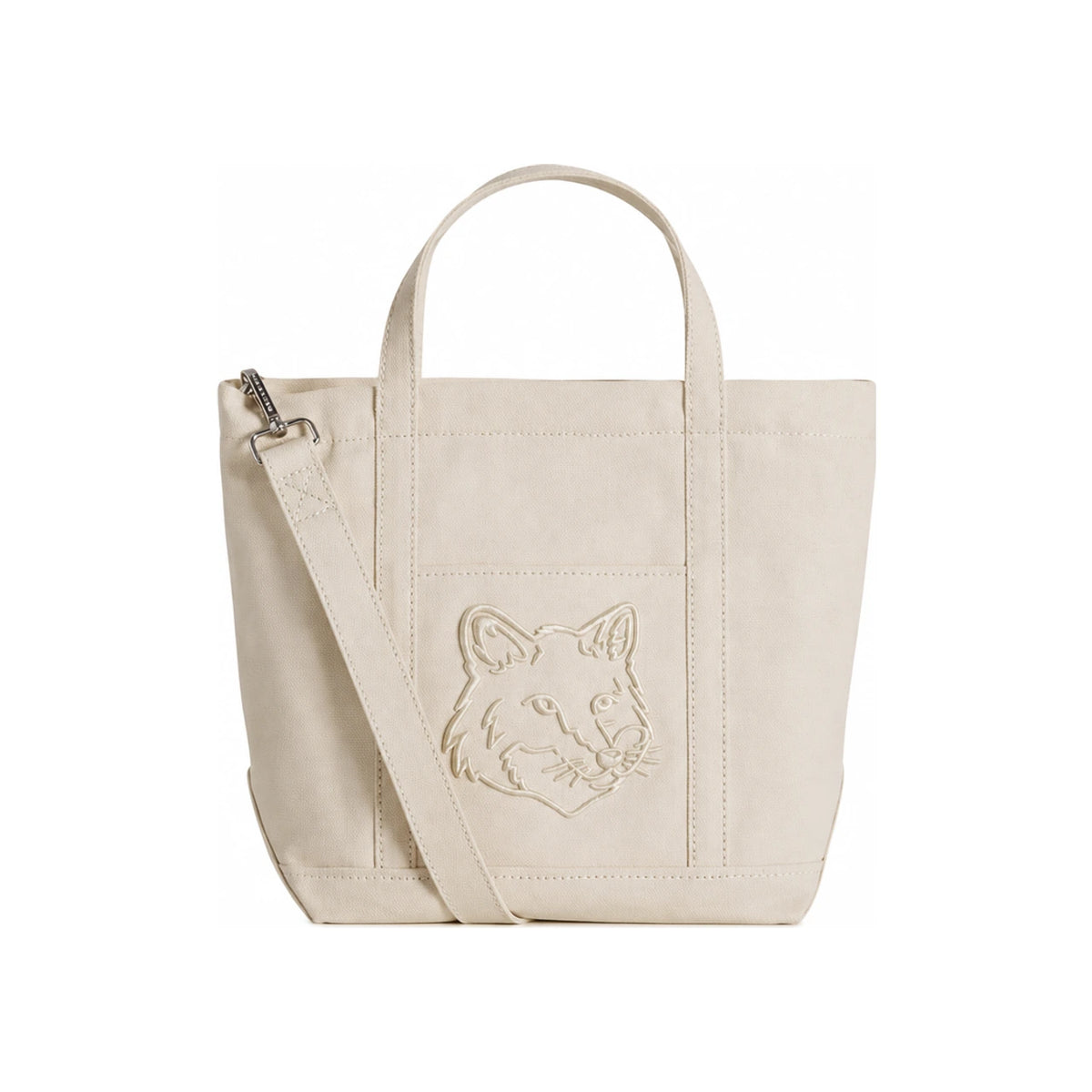 Maison Kitsune Fox Head Small Tote Bag LW05103WW0107 0432