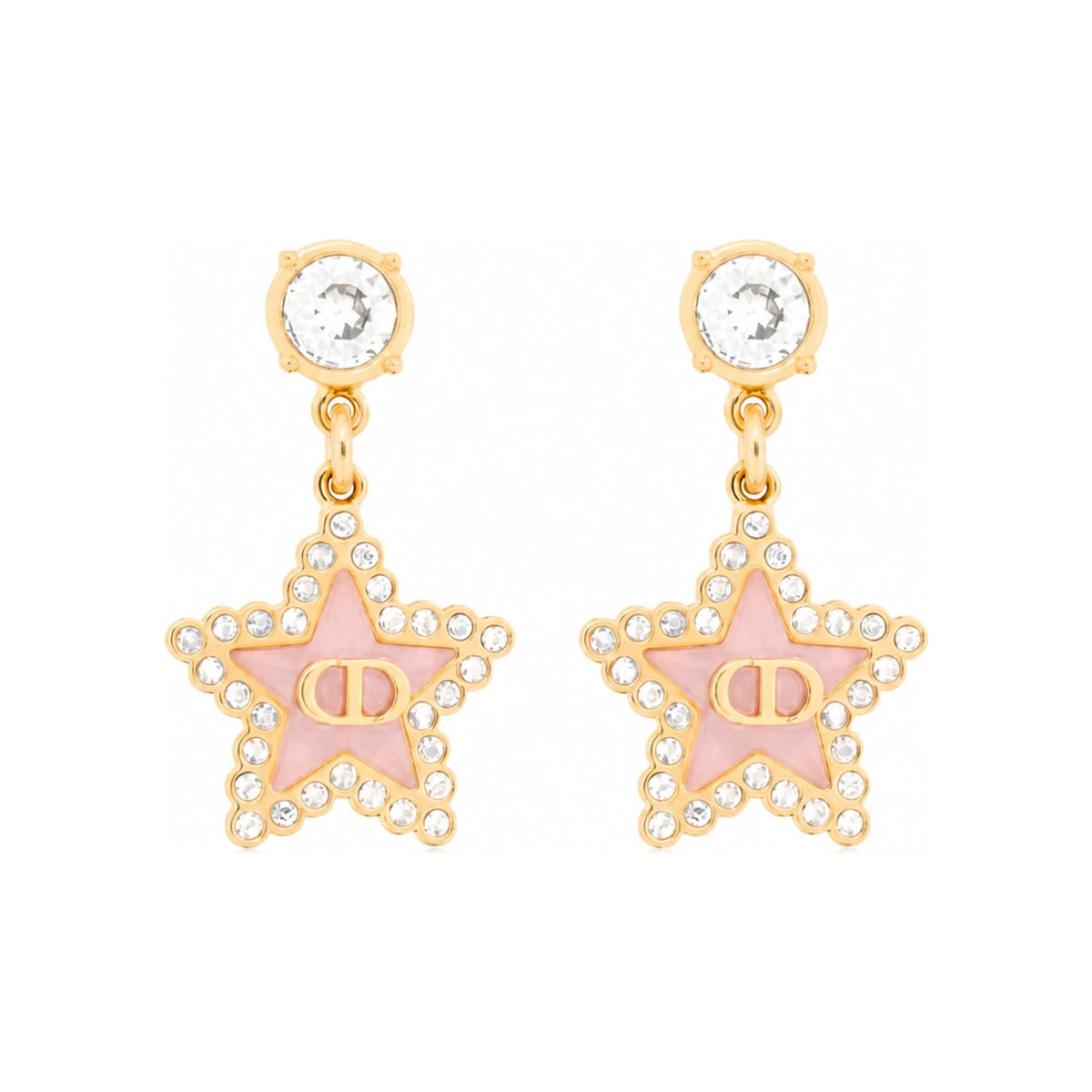 DIOR Petite CD Gold Earrings E4353WOMCY D19K