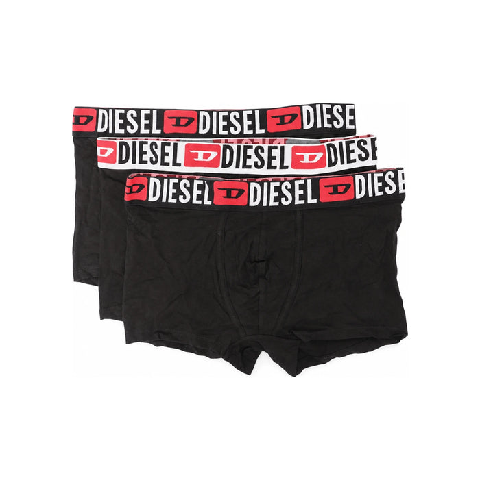 DIESEL Allover Logo Waistband 3-Pack Boxer Briefs for Men