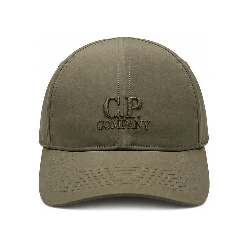 CP Company Logo Baseball Cap Men’s Green Cotton