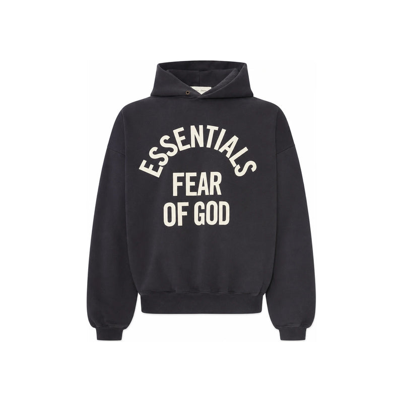 Fear of God Faded Black Oversized Hoodie Sweatshirt Women’s