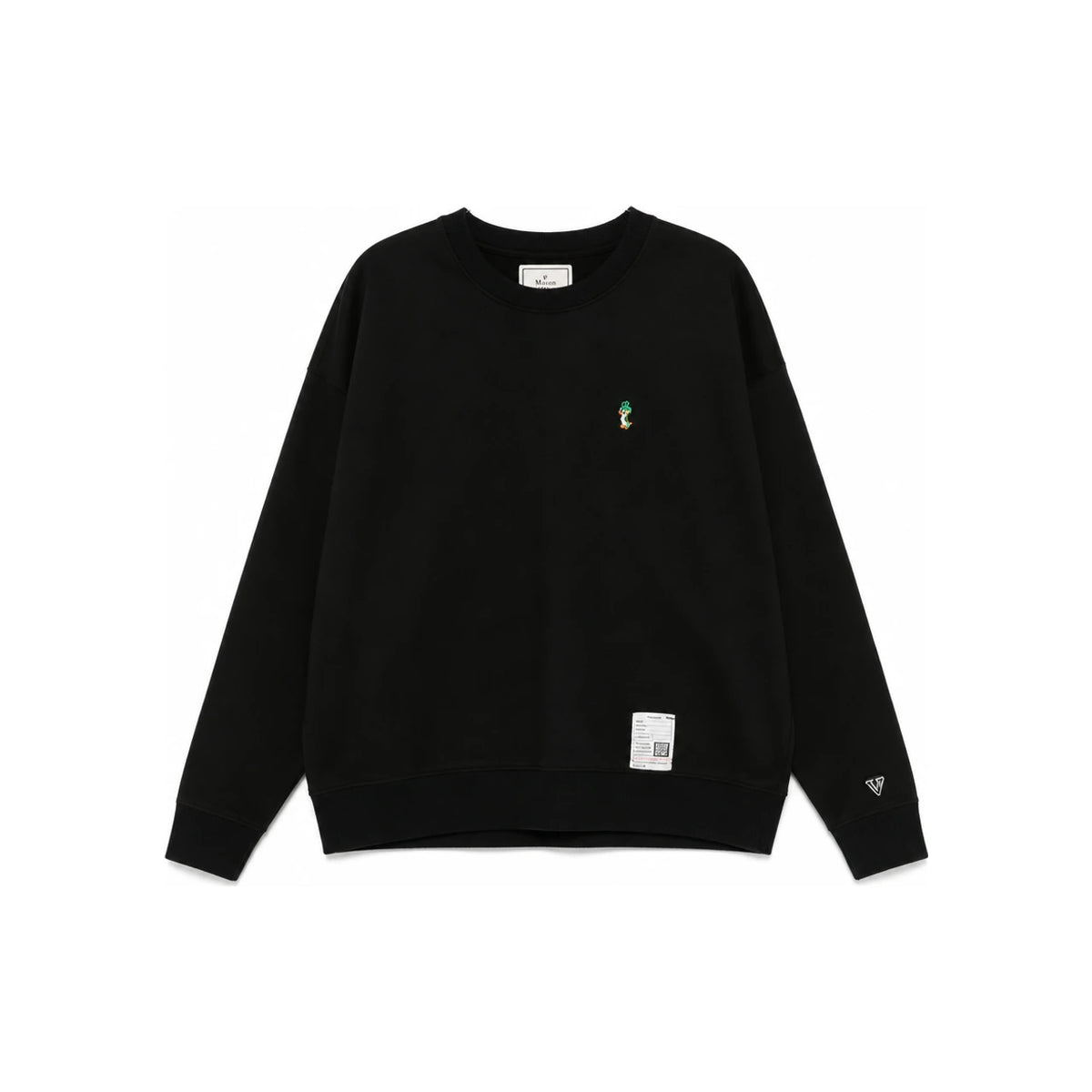 Maison Mihara Yasuhiro Black Leon Embroidered Sweatshirt Unisex J16PO792 BLACK