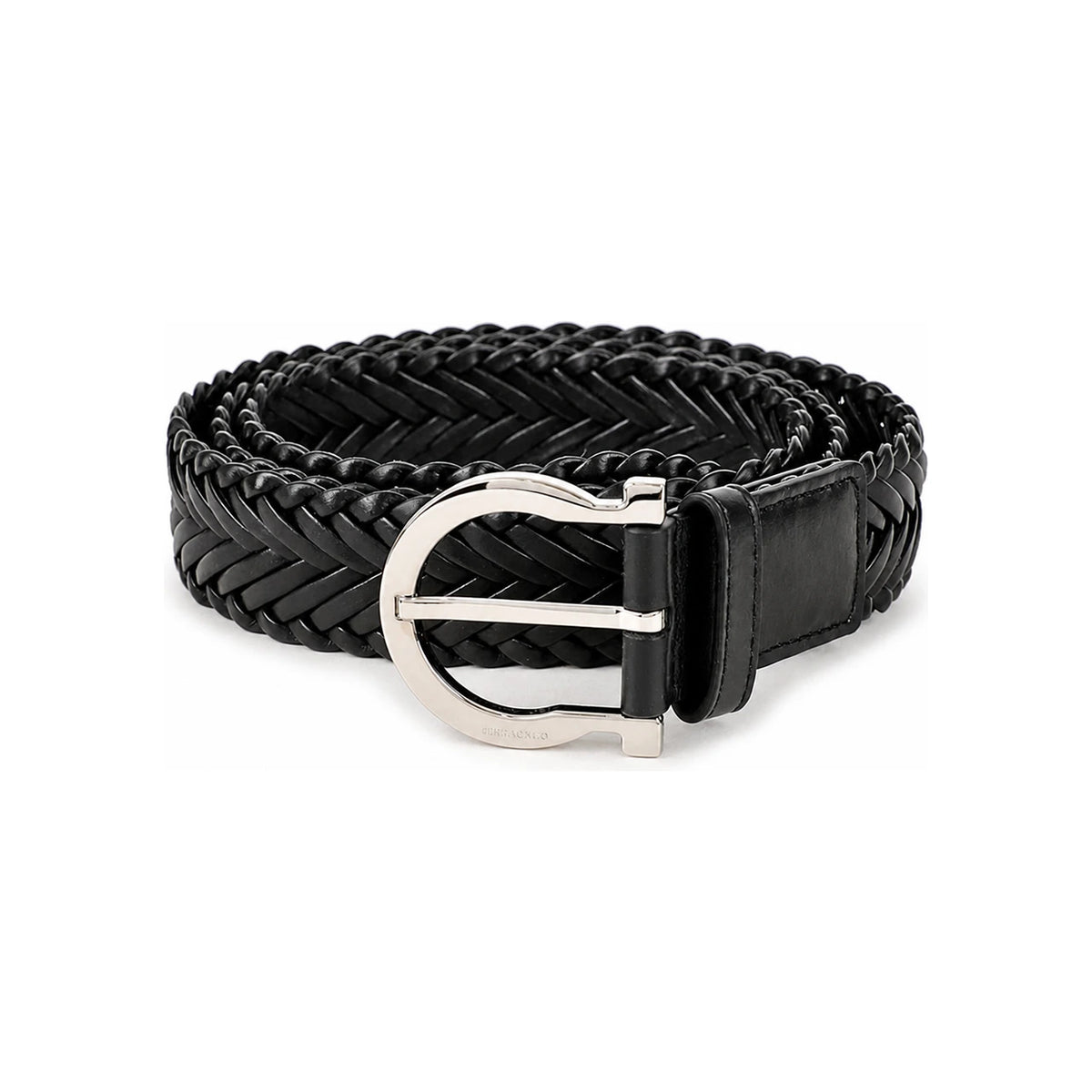 Ferragamo Gancini Leather Belt Black Men’s 67 0679 001 791031