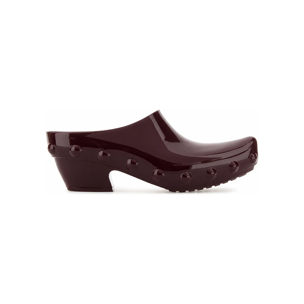 Bottega Veneta Red Leather Mules Slides Sandals