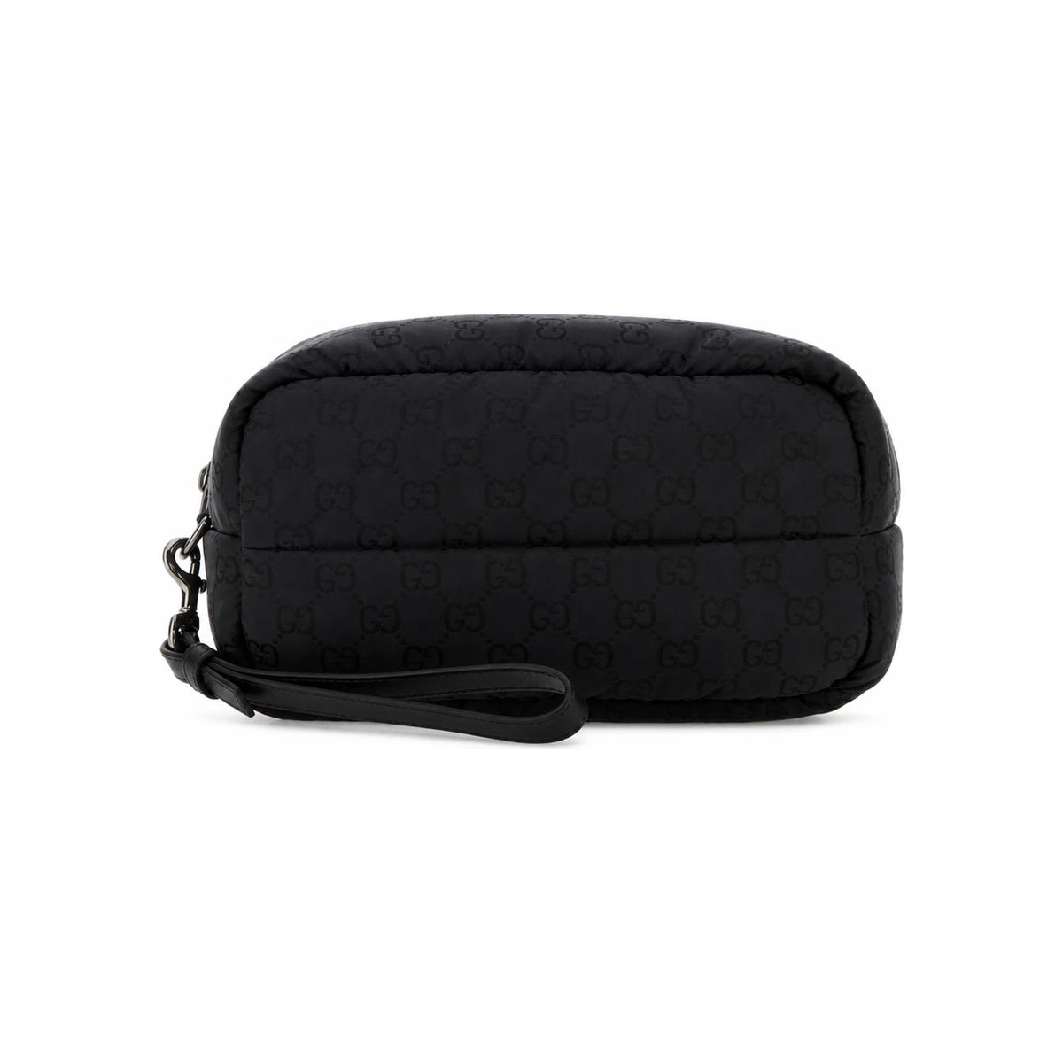 GUCCI Black Leather Clutch Bag