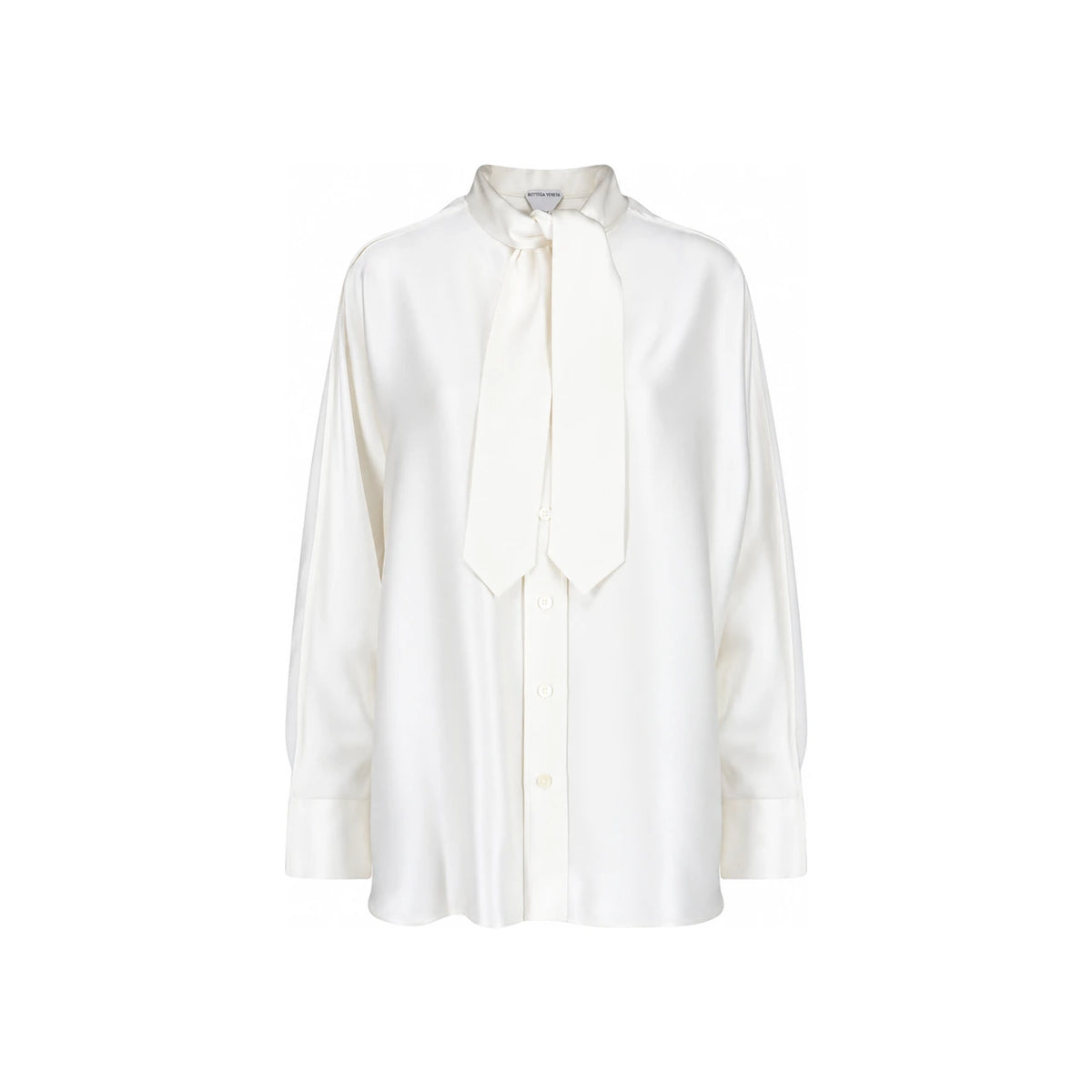 Bottega Veneta Long Sleeve Button-Up Shirt Women’s White Cotton