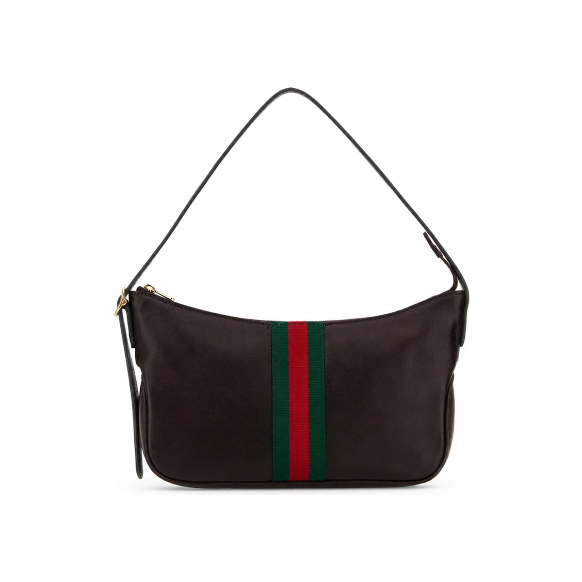 GUCCI Black Leather Shoulder Bag