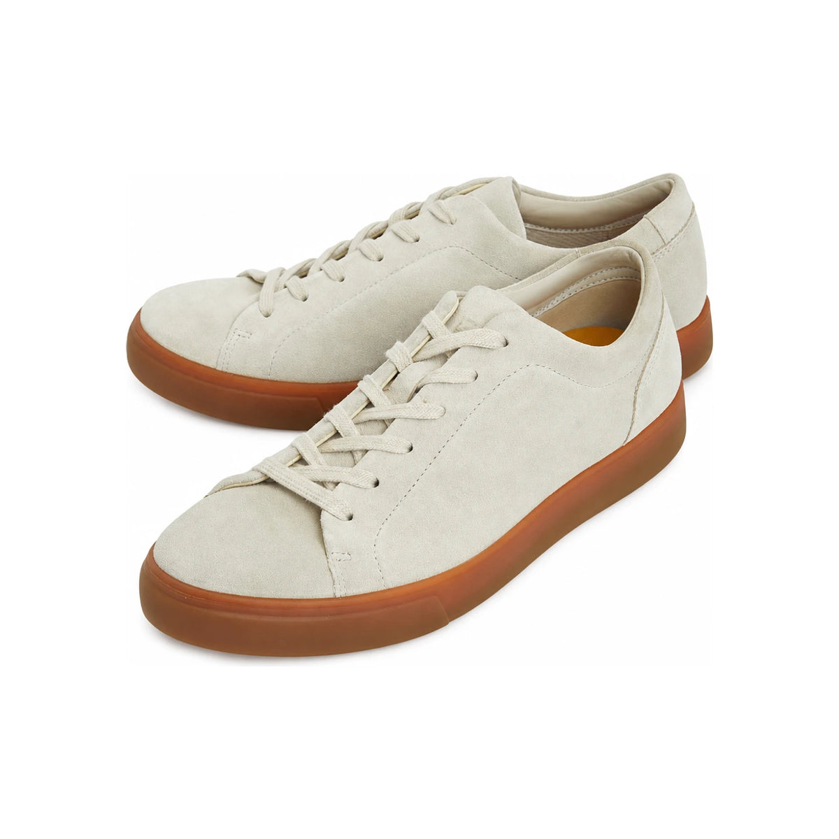 ecco Soft 10 Leather Low-Top Sneakers Men Gray