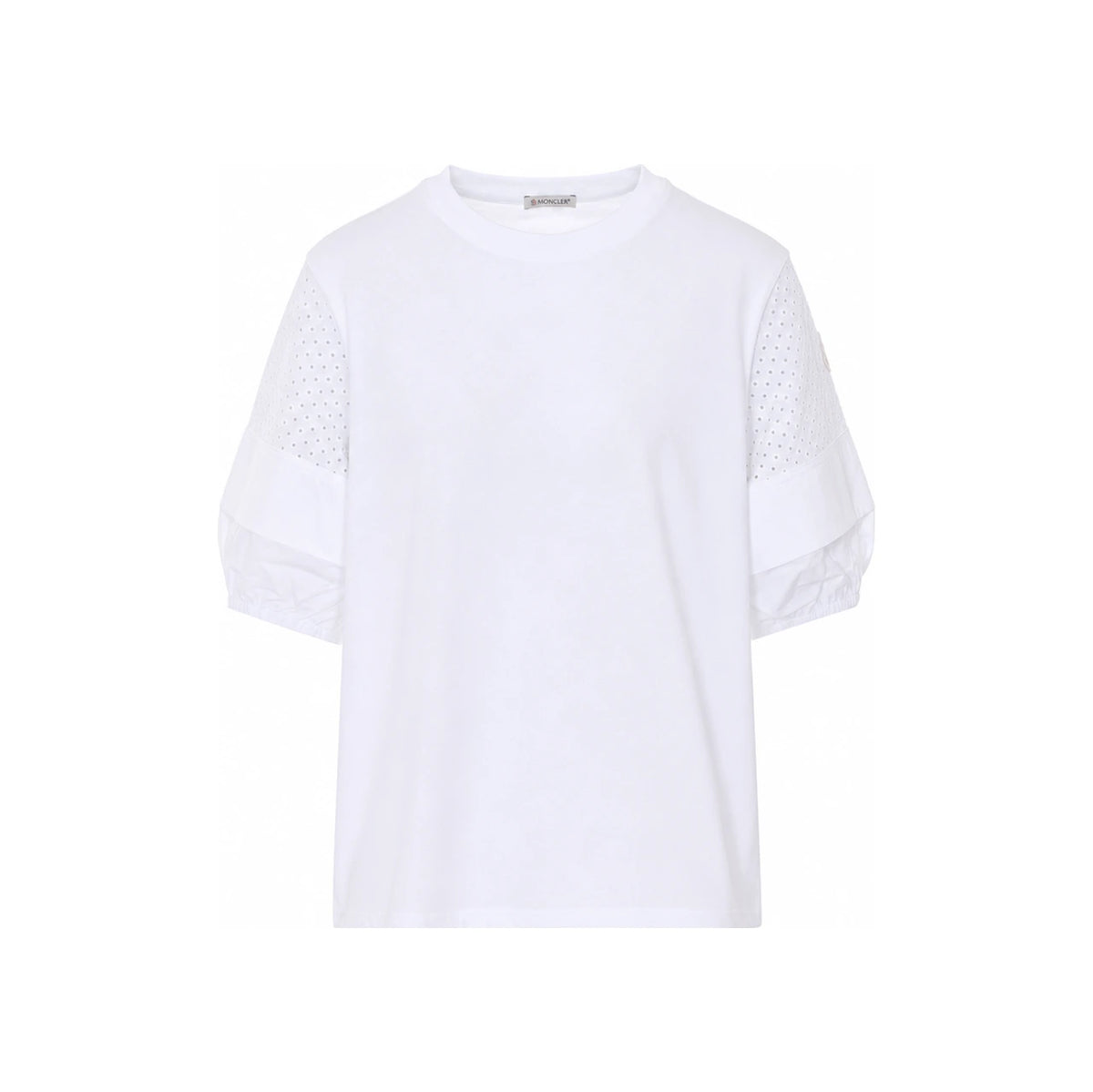 Moncler Cotton Jersey San Gallo White T-Shirt