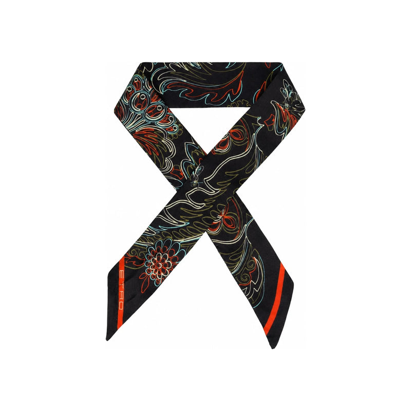 Etro Paisley Skinny Silk Scarf for Women WATA0016AKC42X0810 M0019