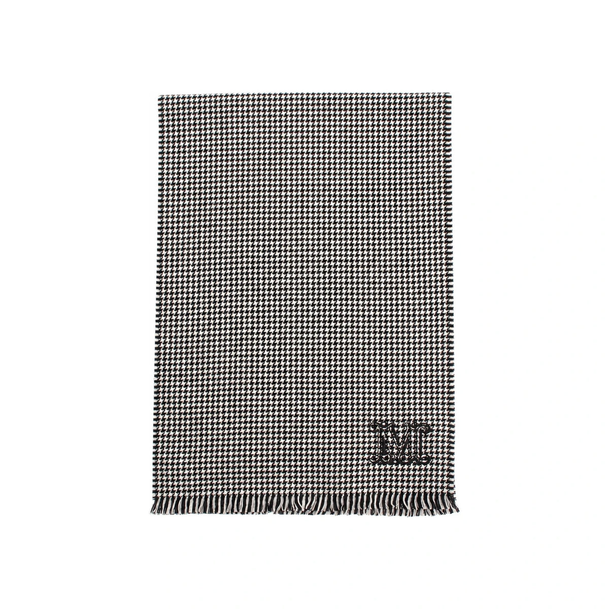 Max Mara Wstola Cashmere Scarf Black White Unisex 2424546321600 WSSTOLA 005