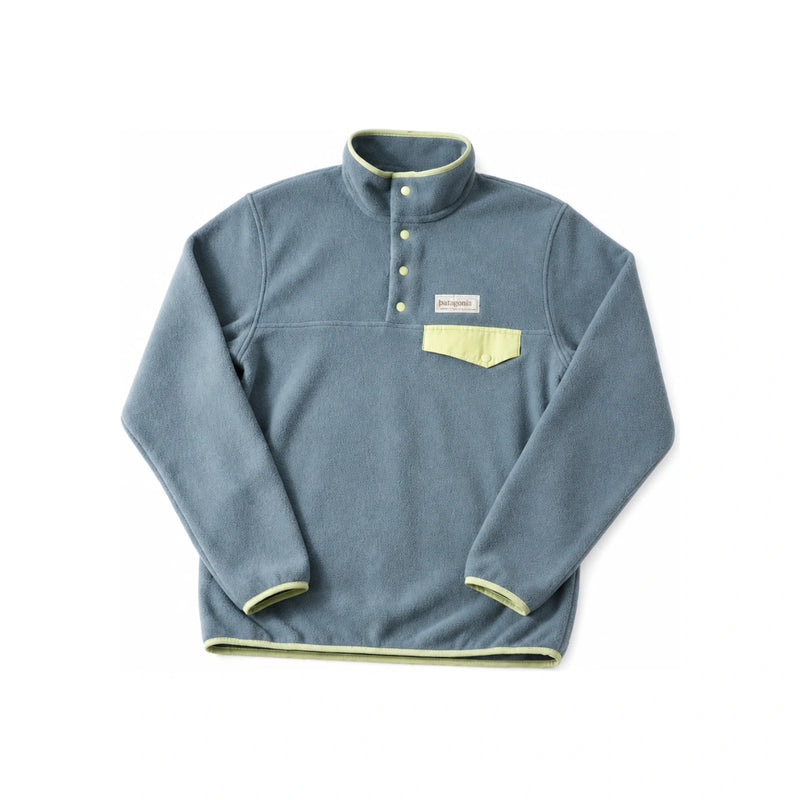 patagonia Lightweight Synchilla Snap-T Fleece Pullover J 25455BLSG BLUE SAGE DOM