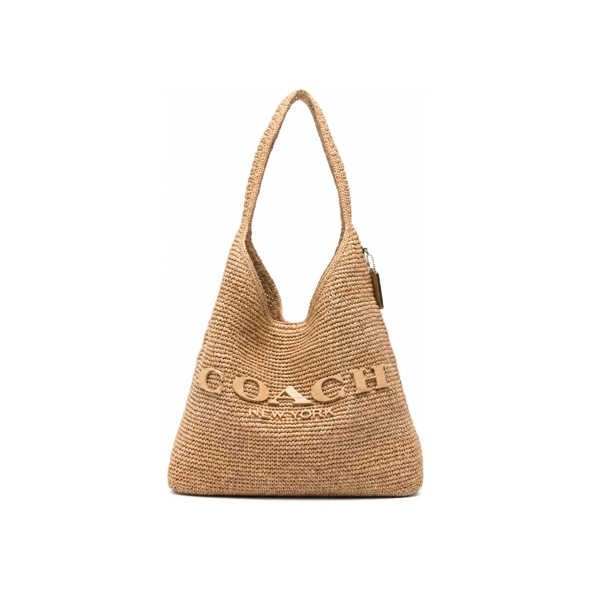 Coach Brooklyn 39 Raffia Shoulder Bag Beige CDU76 B4 NA