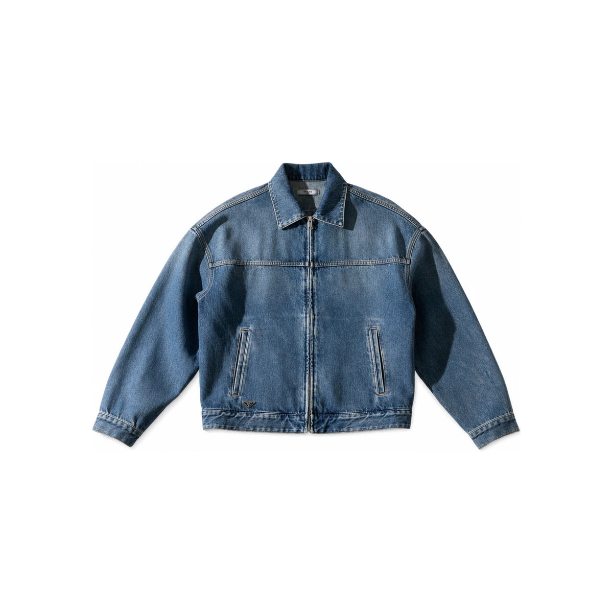 PRADA Men's Denim Bomber Jacket GEB294 19M7 F0008