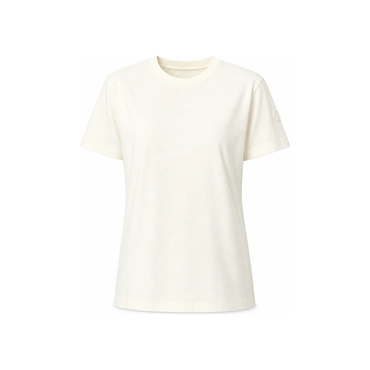 Moncler Women’s Short Sleeve T-Shirt White Cotton Tee