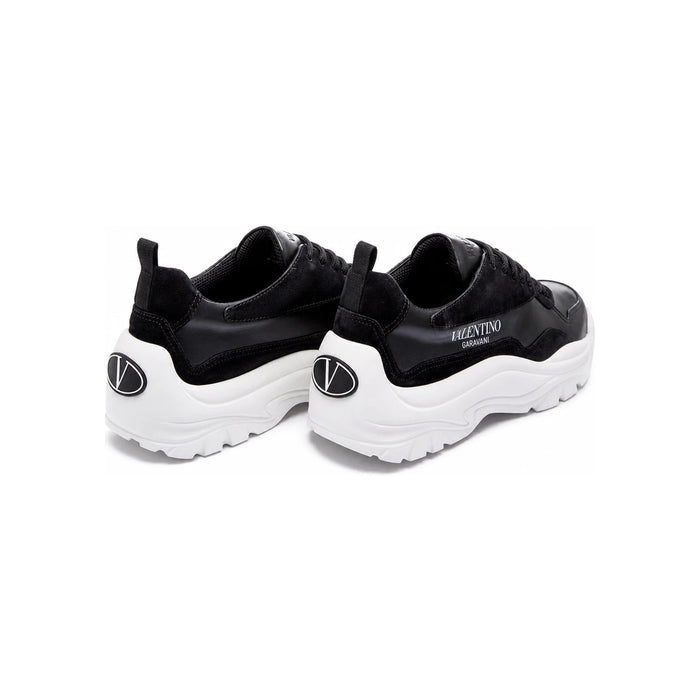 VALENTINO 15th Anniversary Logo Black Low-Top Sneakers