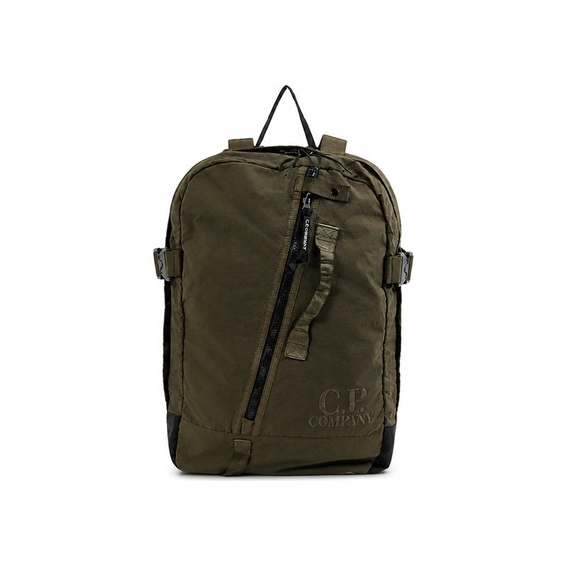 CP Company Logo Embroidered Travel Backpack Green