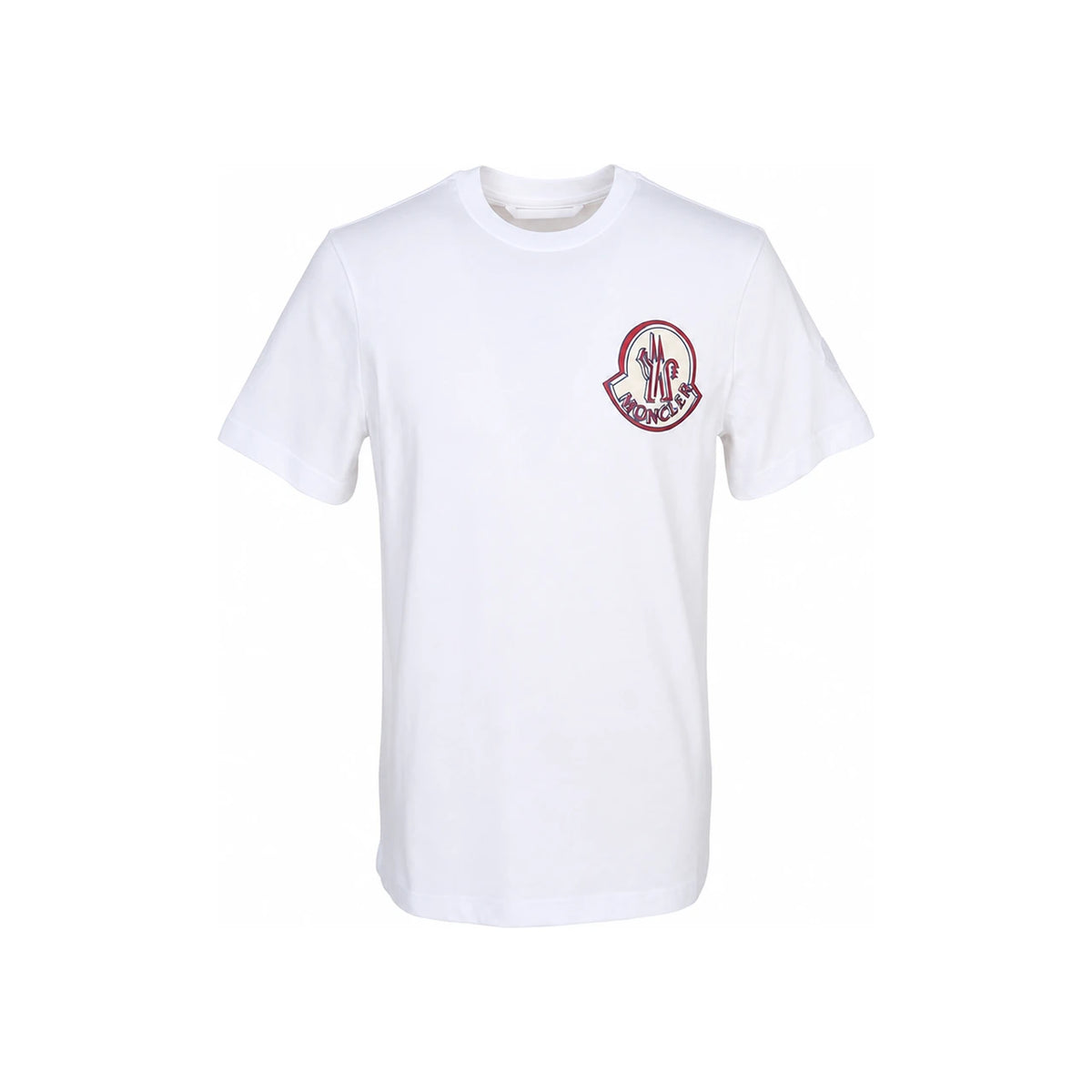 Moncler Men’s Short Sleeve T-Shirt White Cotton