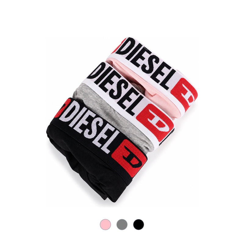 DIESEL SAMDCORE 3-Pack Underpants Pink Grey Black Underwear