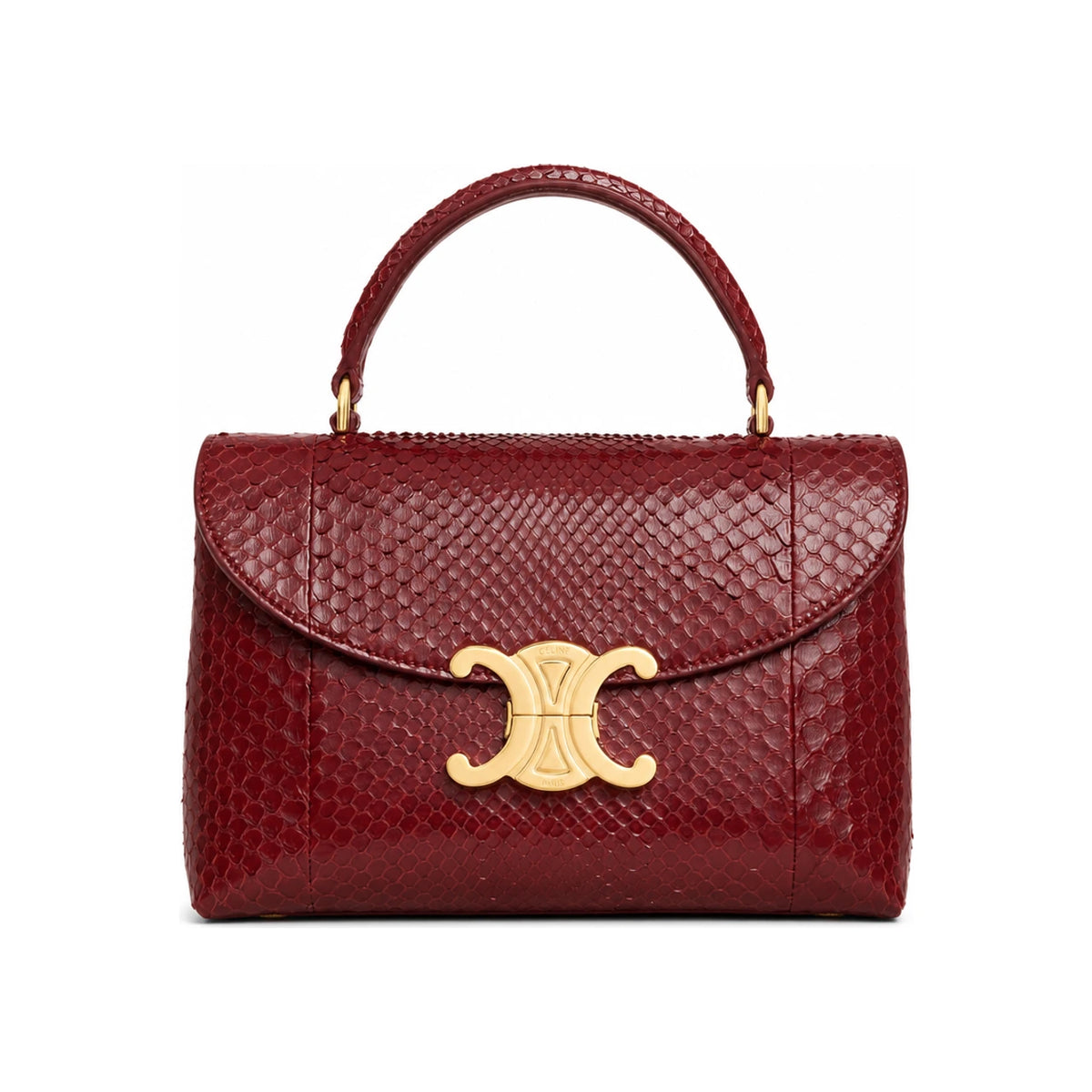 CELINE Teen Nino Python Leather Crossbody Bag 118114GWZ 28PO