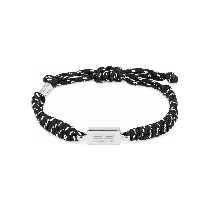 BALENCIAGA Braided Logo Bracelet 856392 TZ24S 1912