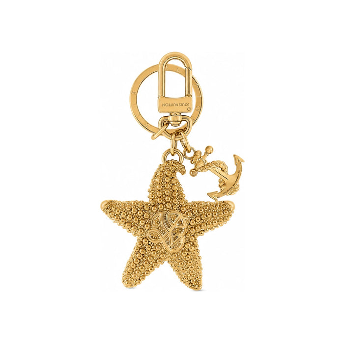 Louis Vuitton LV Starfish Gold Key Holder Bag Charm M02622