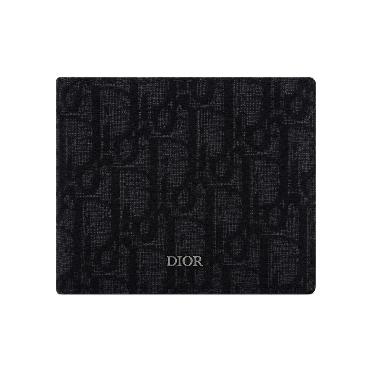 DIOR Oblique Compact Bifold Wallet Card Holder H03E