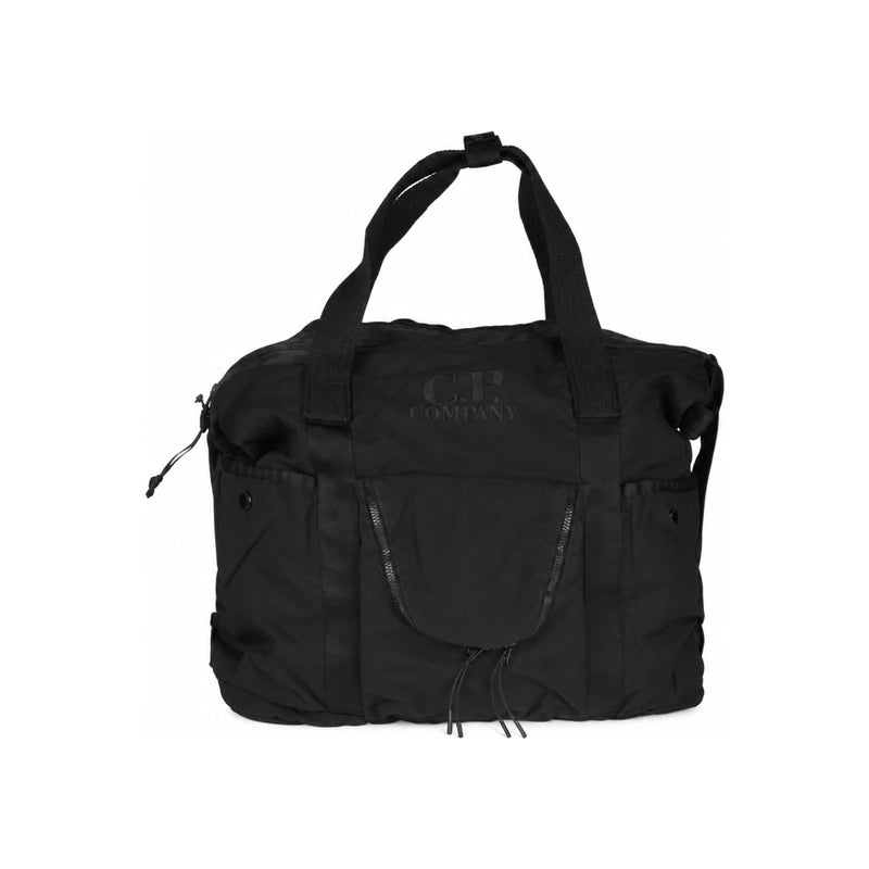 CP Company Logo Embroidered Twill Tote Bag Black 20CMAC182A 110305G 999