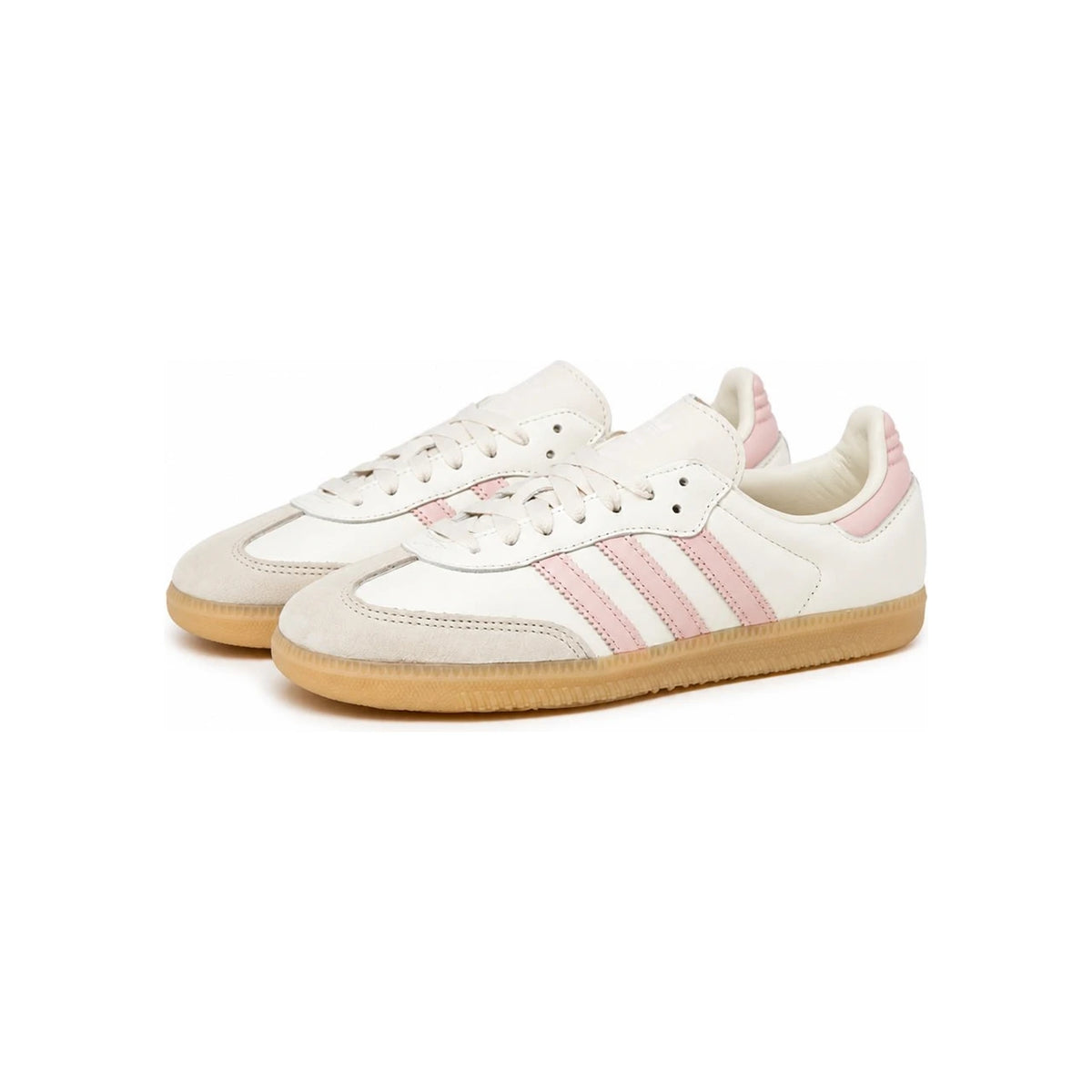 Adidas Samba OG Sneakers for Men IH9059 Off White Sandy Pink Gum DOM