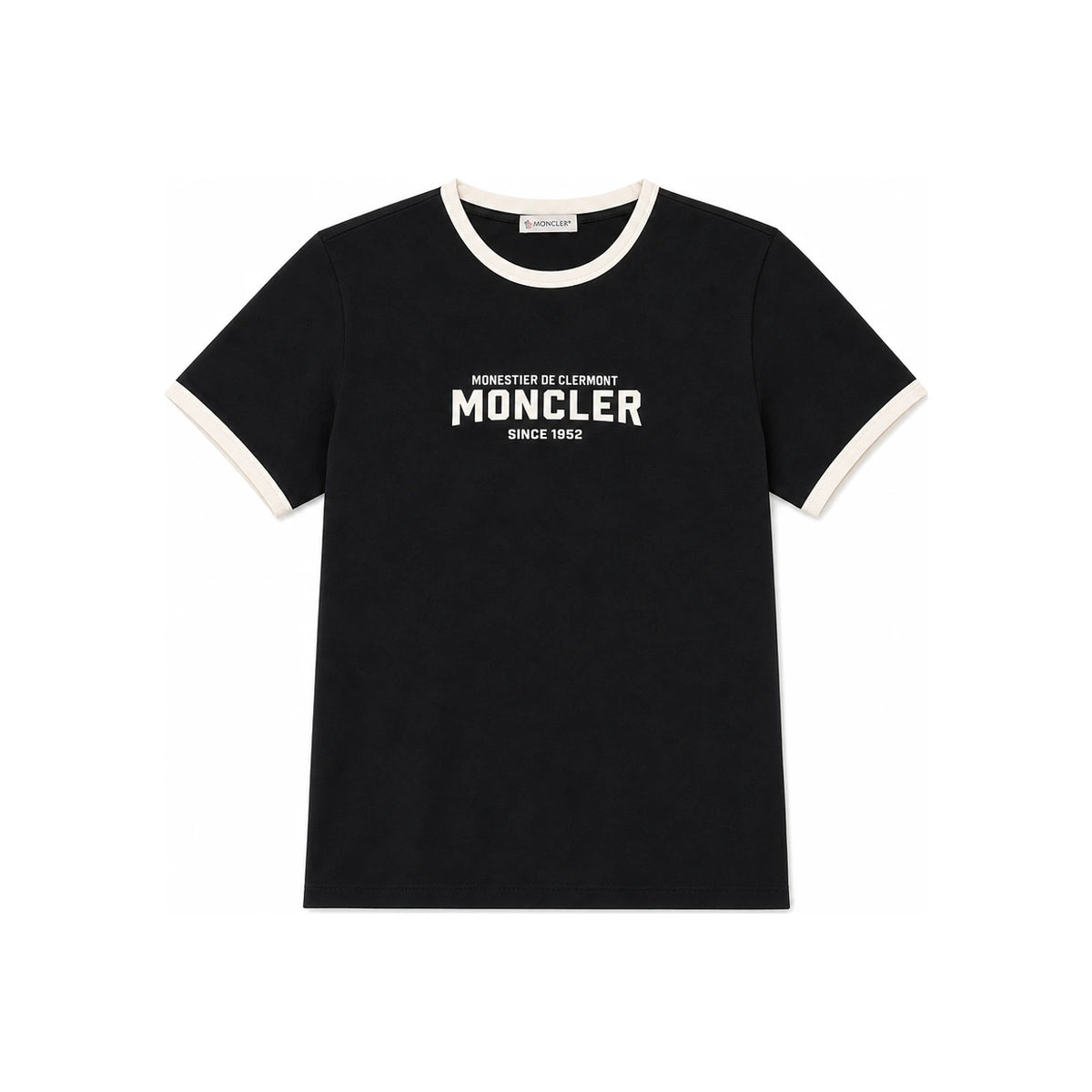 Moncler Women's Flocked Logo Jersey T-Shirt 8C00031 89AUO P08