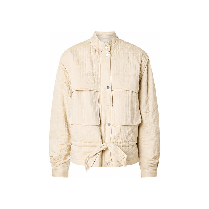 Isabel Marant Ecru BLANDINA Tie Short Jacket VE0642FB D1G02E 23EC
