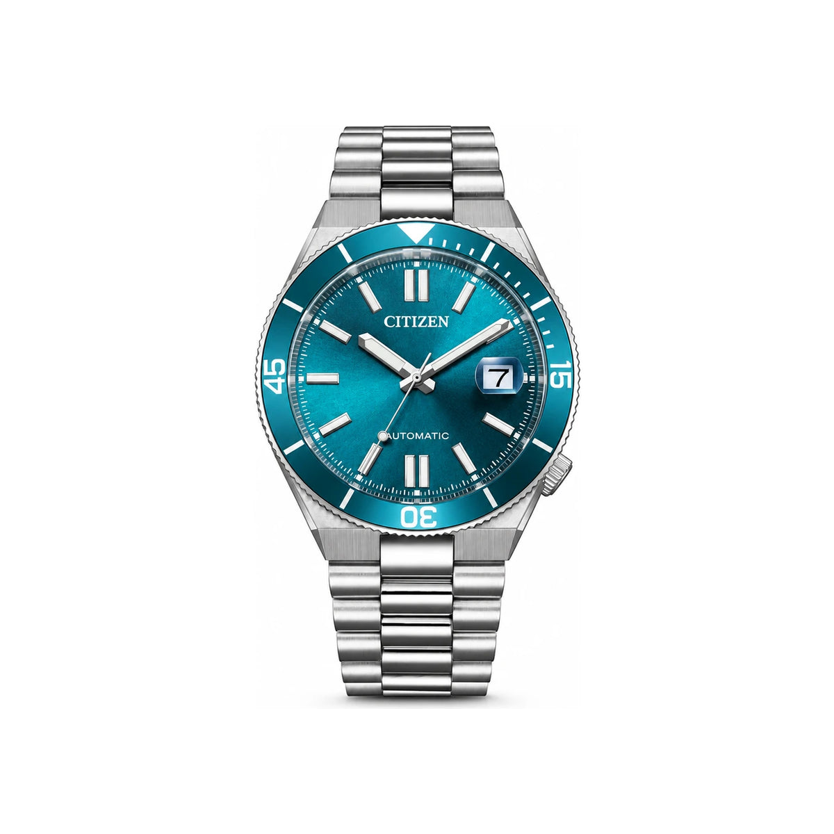 CITIZEN Blue Dial Stainless Steel Men’s Watch NJ0231 56L