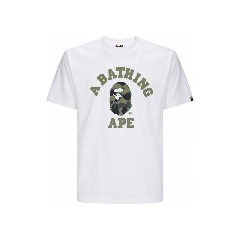 BAPE 1st Camo College Short Sleeve T-Shirt