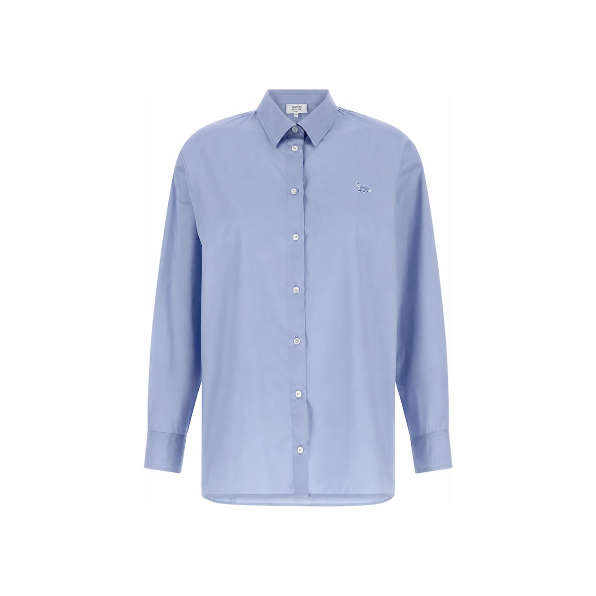 Maison Kitsune Baby Fox Casual Shirt Women’s White Cotton Shirt