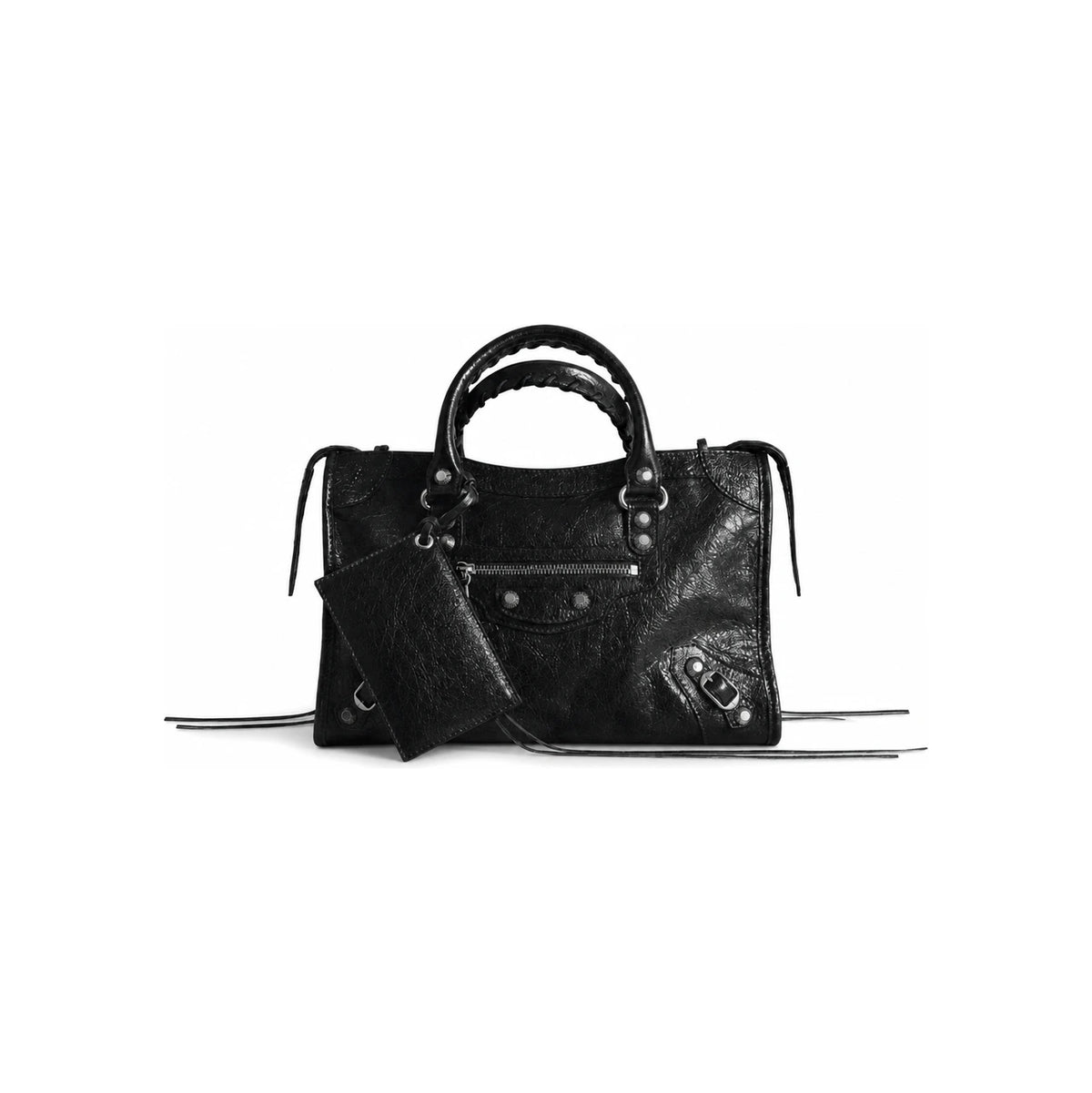 BALENCIAGA Le City Leather Tote Bag Black