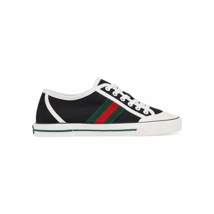 GUCCI Women’s Low-Top Sneakers Black Leather