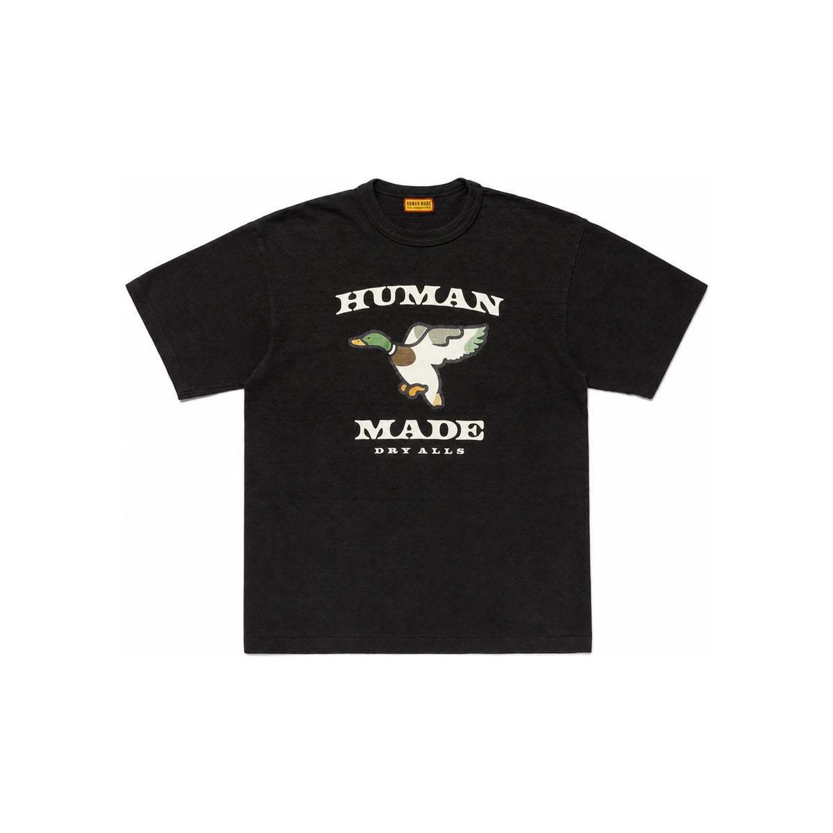 Humanmade Black Graphic T-Shirt Unisex Cotton Tee