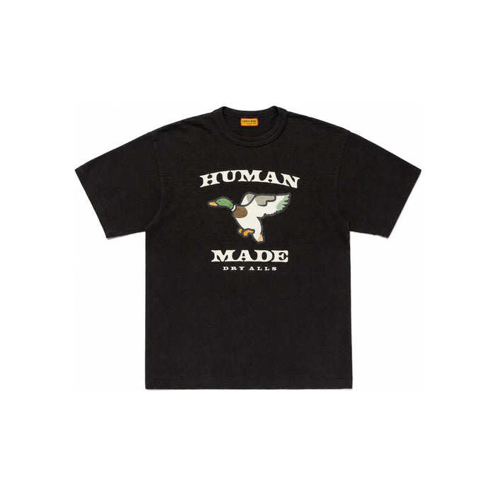 Humanmade Black Graphic T-Shirt Unisex Cotton Tee