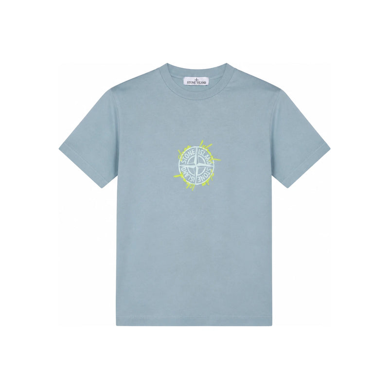 STONE ISLAND Kids Womens Print Short Sleeve T-Shirt Po L1S16 2100009 S0379 V004A