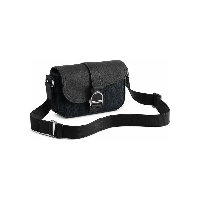 DIOR Saddle Heritage Mini Flap Strap Crossbody Bag H03E