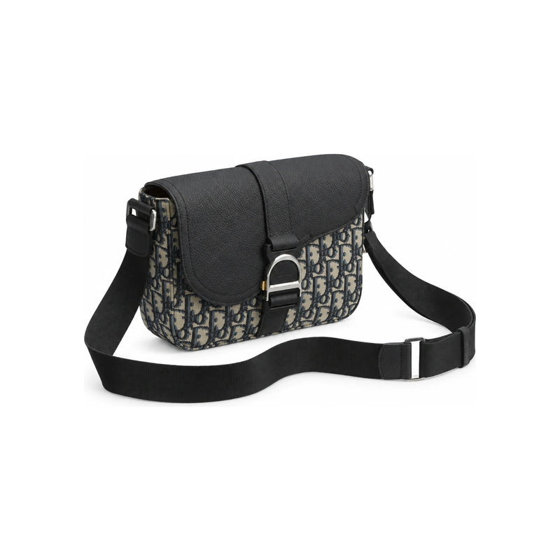 DIOR Saddle Heritage Flap Strap Crossbody Bag