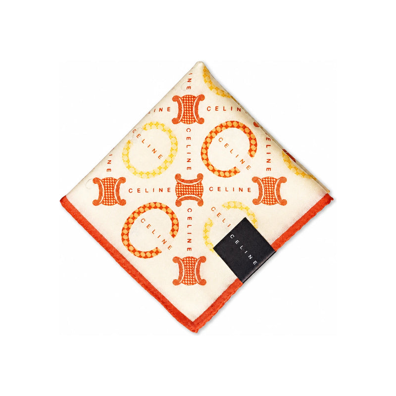 CELINE Triomphe Handkerchief Petite Scarf Unisex