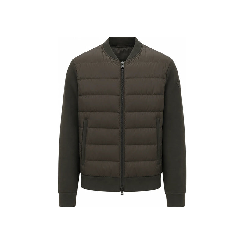 Moncler Light Beige Short Down Puffer Jacket for Women