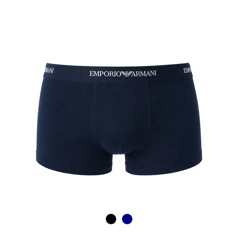 Emporio Armani Logo Men’s Cotton Boxer Briefs 3-Pack Underwear EM000259