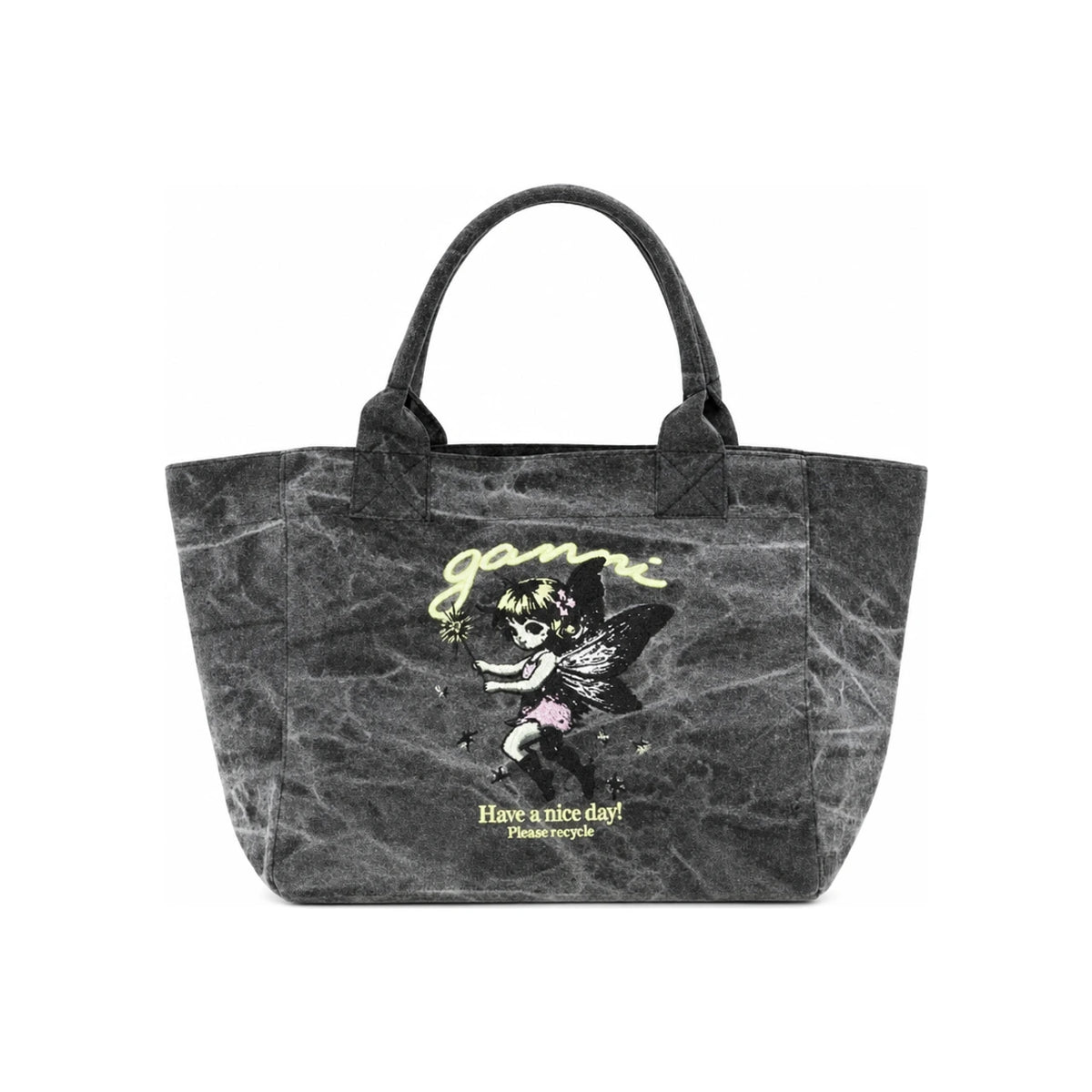 GANNI Fairy Medium Crystal-Embellished Tote Bag B2110088 150