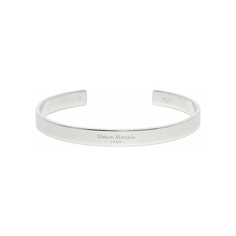 Maison Margiela Logo Cuff Silver Bracelet SM1UY0104 P8865 102