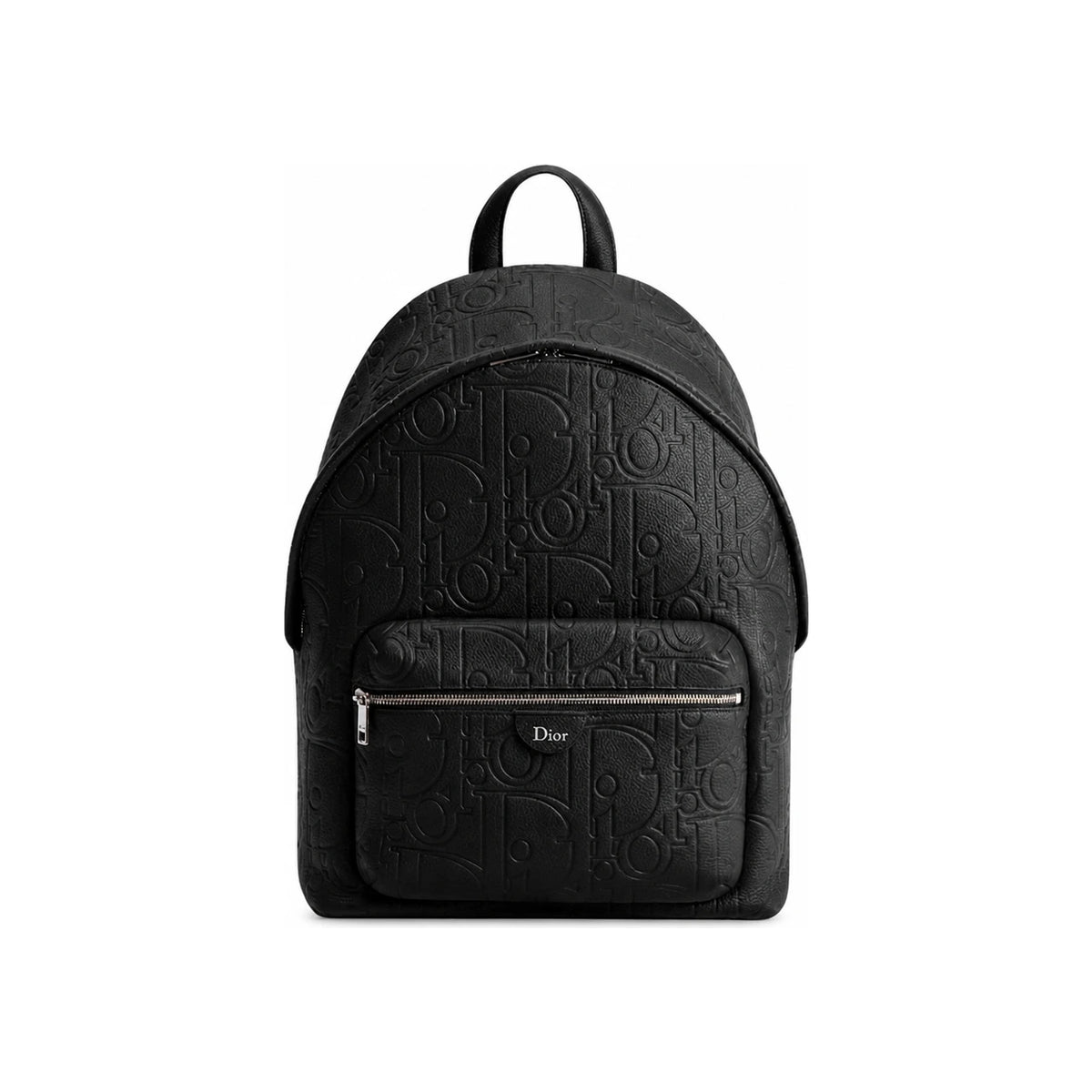 DIOR Rider Zip Backpack Black Leather Men's Backpack