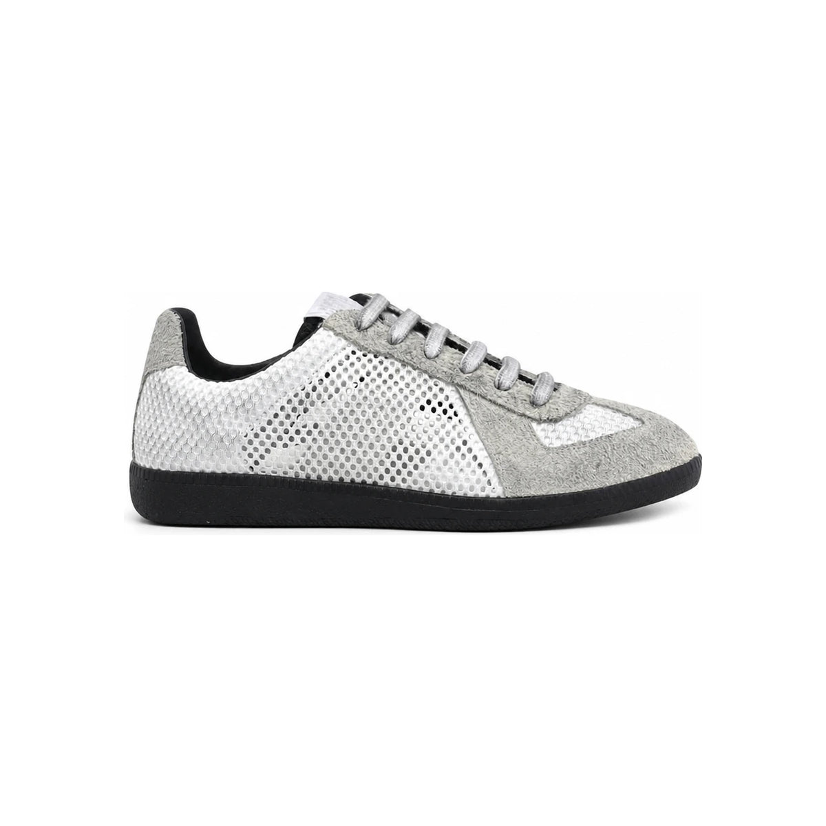 Maison Margiela White Leather Low-Top Sneakers