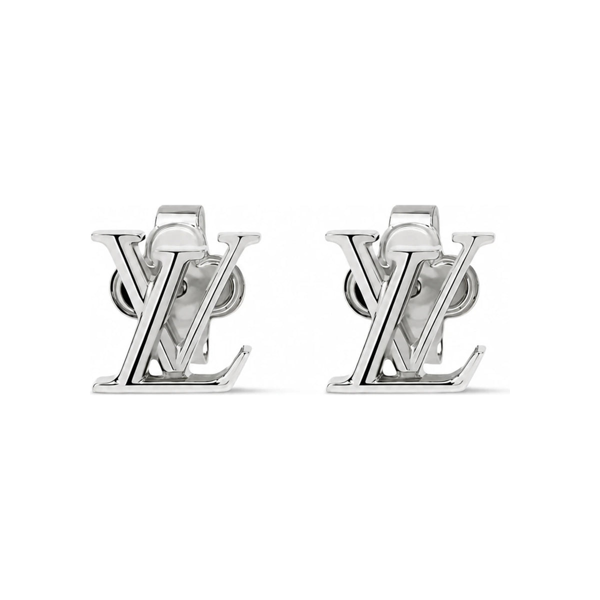 Louis Vuitton LV Iconic XS Earrings Palladium-Tone Metal M03974